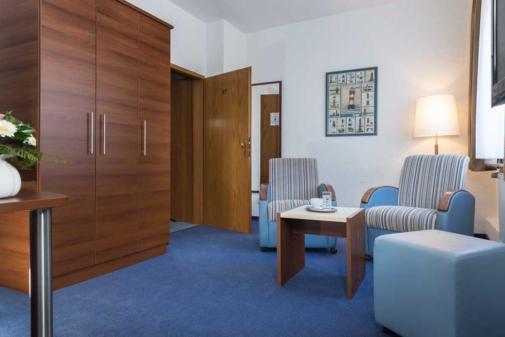 Hotel Seeschwalbe كوكسهافن الغرفة الصورة